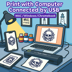 P84 Wireless Tattoo Stencil Printer - Professional & Beginner Friendly, Bluetooth & USB Connectivity, Free Stencil 10 Paper Included