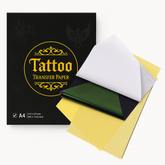Tattoo Transfer Paper - 100 Sheets A4 Size, Thermal Stencil Paper for Tattoo Transfer Kit - Commercial & Personal Use, DIY Tattoo Tracing Paper Compatible with tattoo Printer & Tattoo Supplies