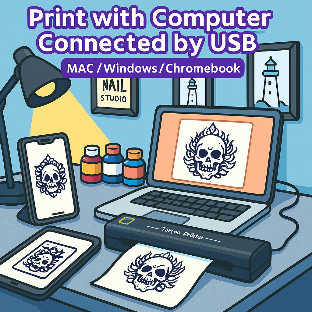 P84 Wireless Stencil Printer — size and specification details