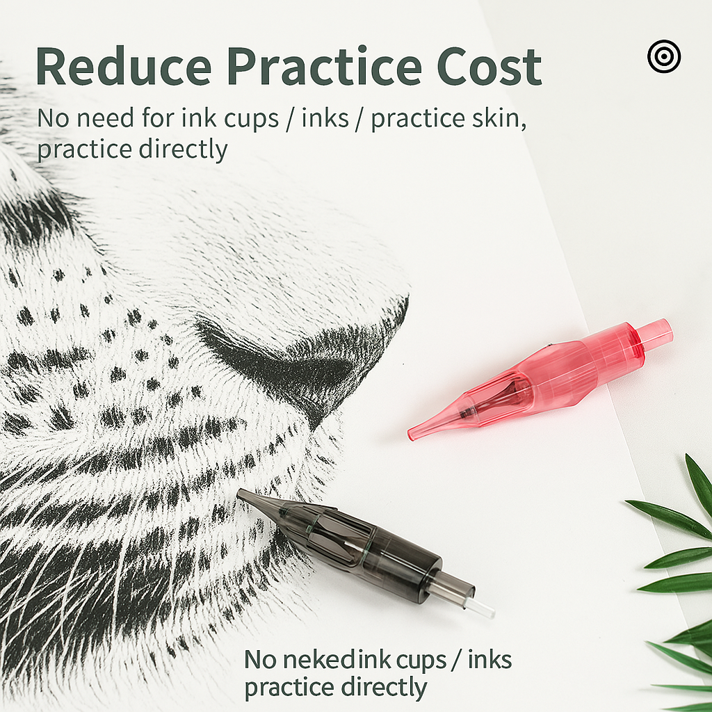Tattoo Practice Pen — 10 Pack — setup or use guide