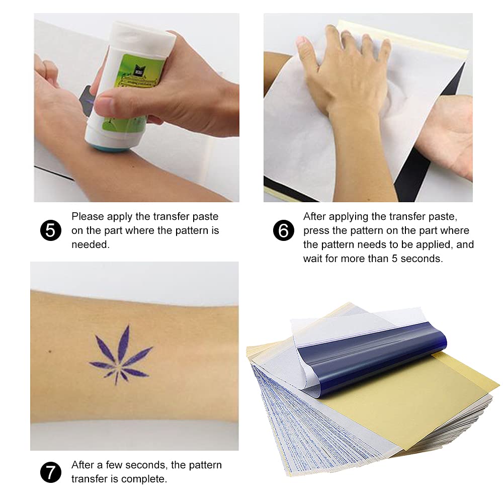 A4 Tattoo Transfer Paper — 100 Sheets — included items