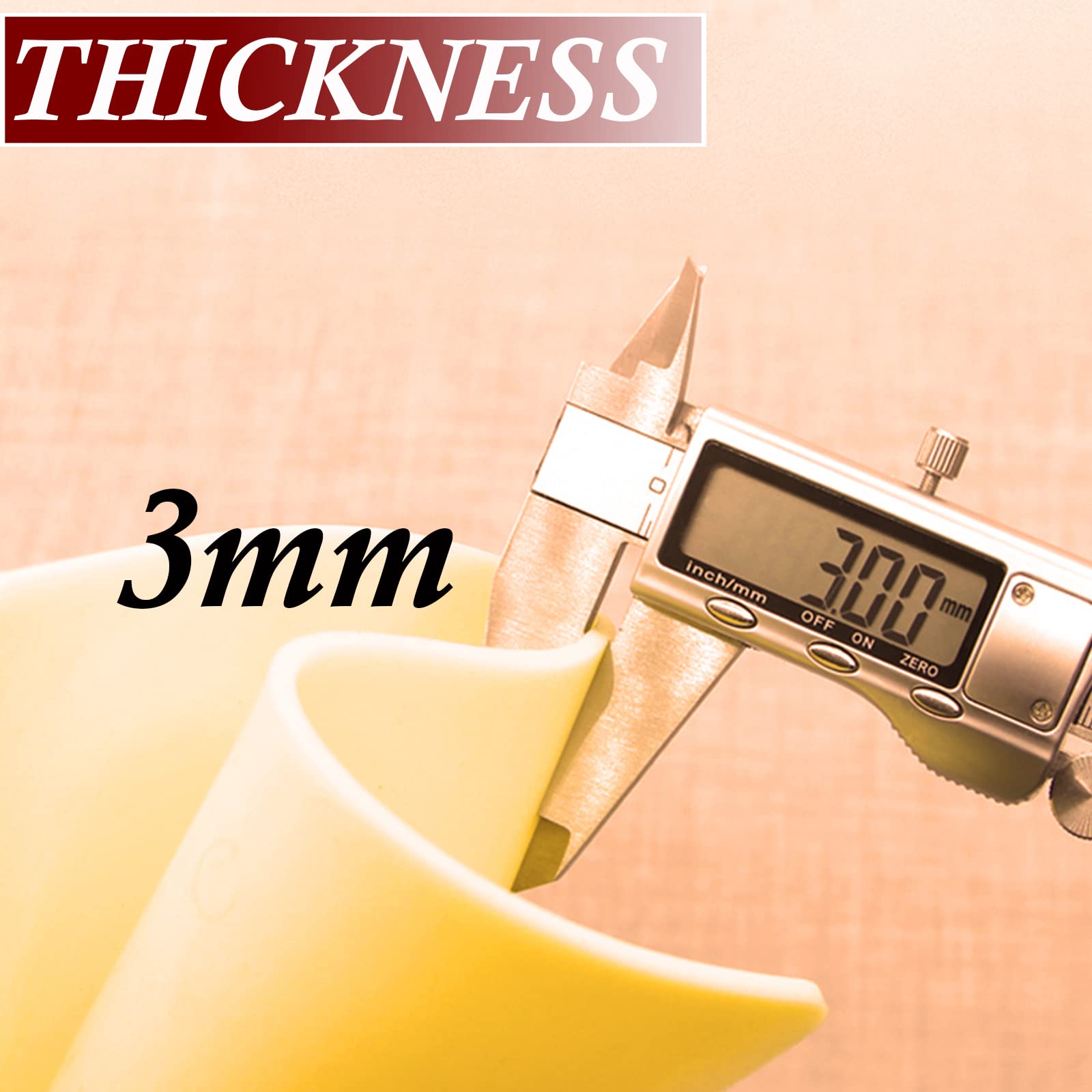 Fake Skin 3MM, Urknall 6PCS Tattoo Skins A4 Size Practice Skins Silicone Tattoo Skin 12'' * 8'' Blank Practice Skins Double Sides Skin Practice for Beginners and Artrists Tattoo Supplies