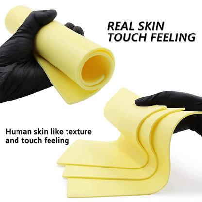 3MM A4 Tattoo Practice Skin — 6 Pack — materials and feature details