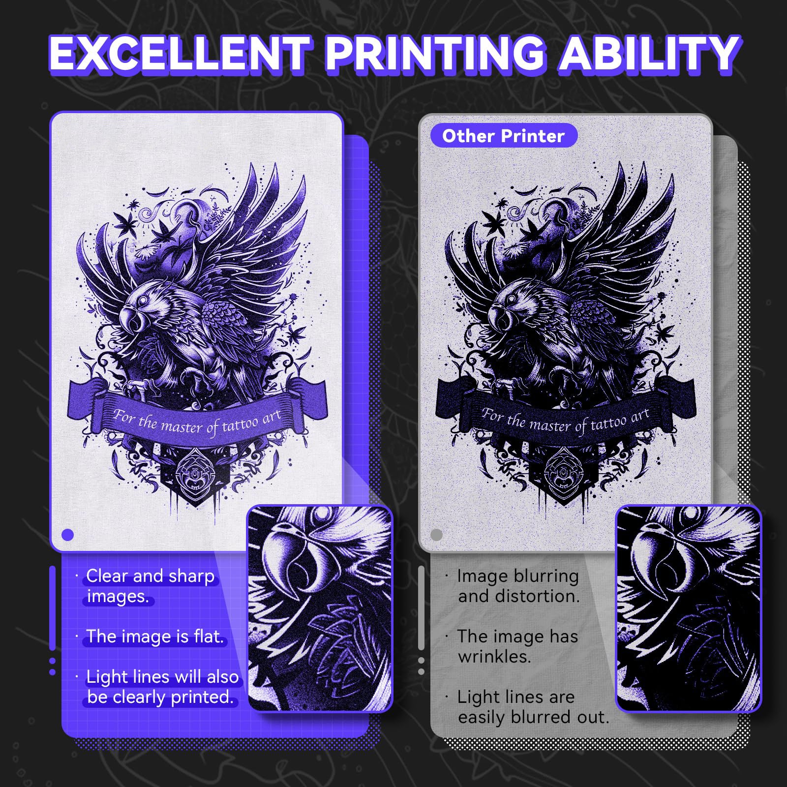 P84 Wireless Stencil Printer — materials and feature details