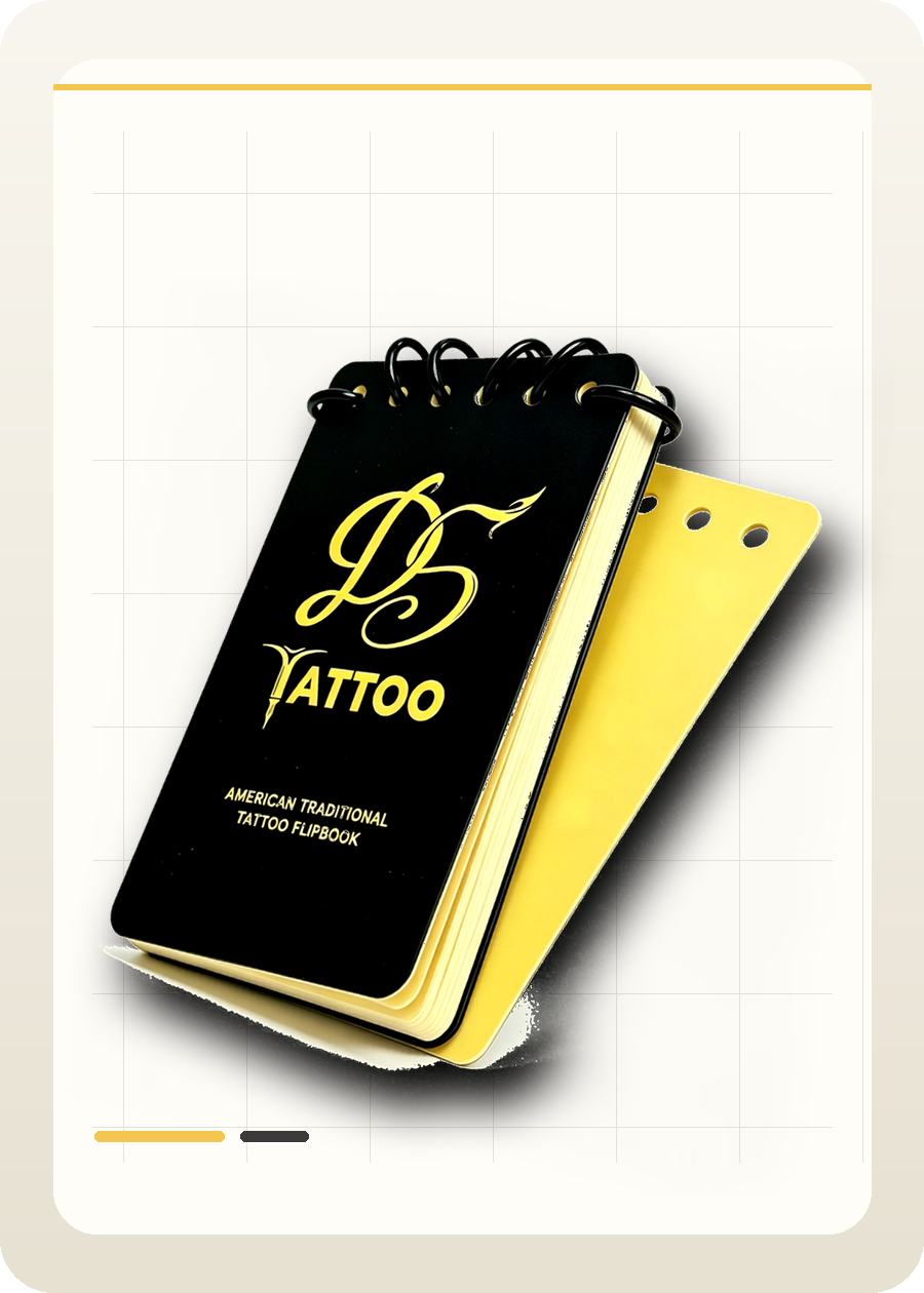 D5Tattoo mini practice flipbook